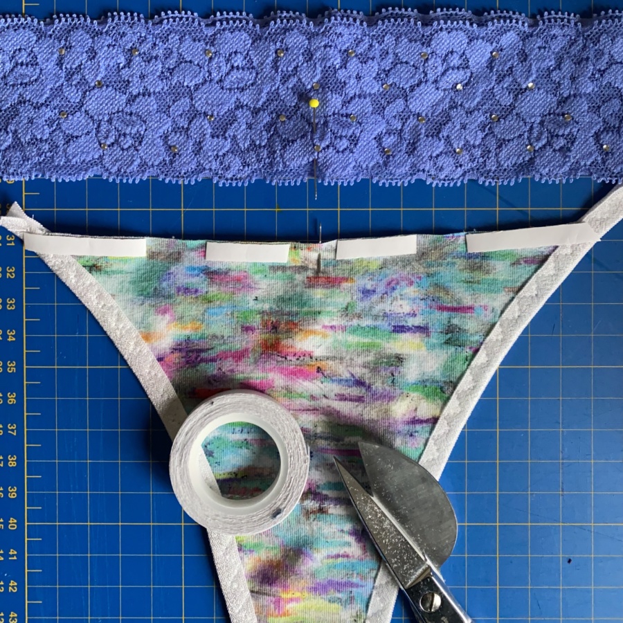 How to make a Thong using Old Undies. DIY NO SEW Thongs for last minute  Wardrobe Malfunction 